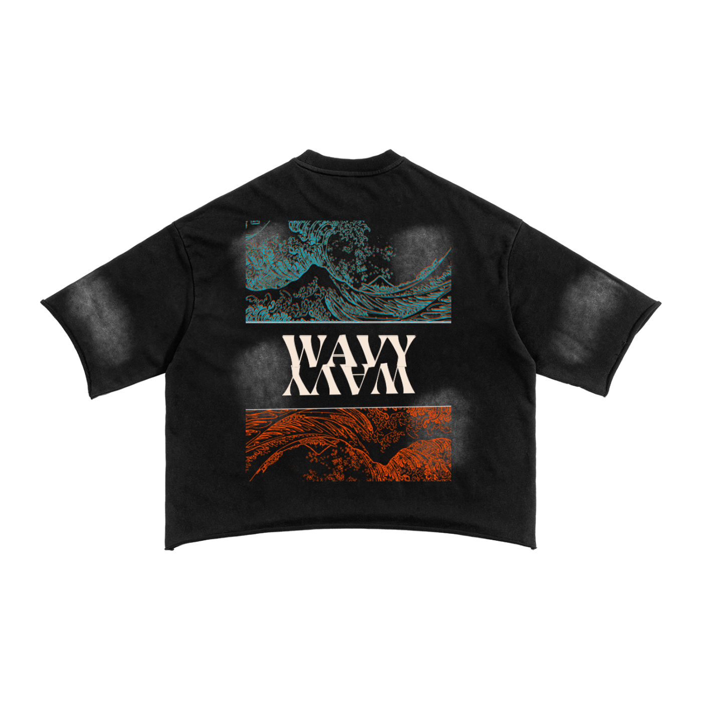 Sunfade French Terry Raw Edge T-Shirt