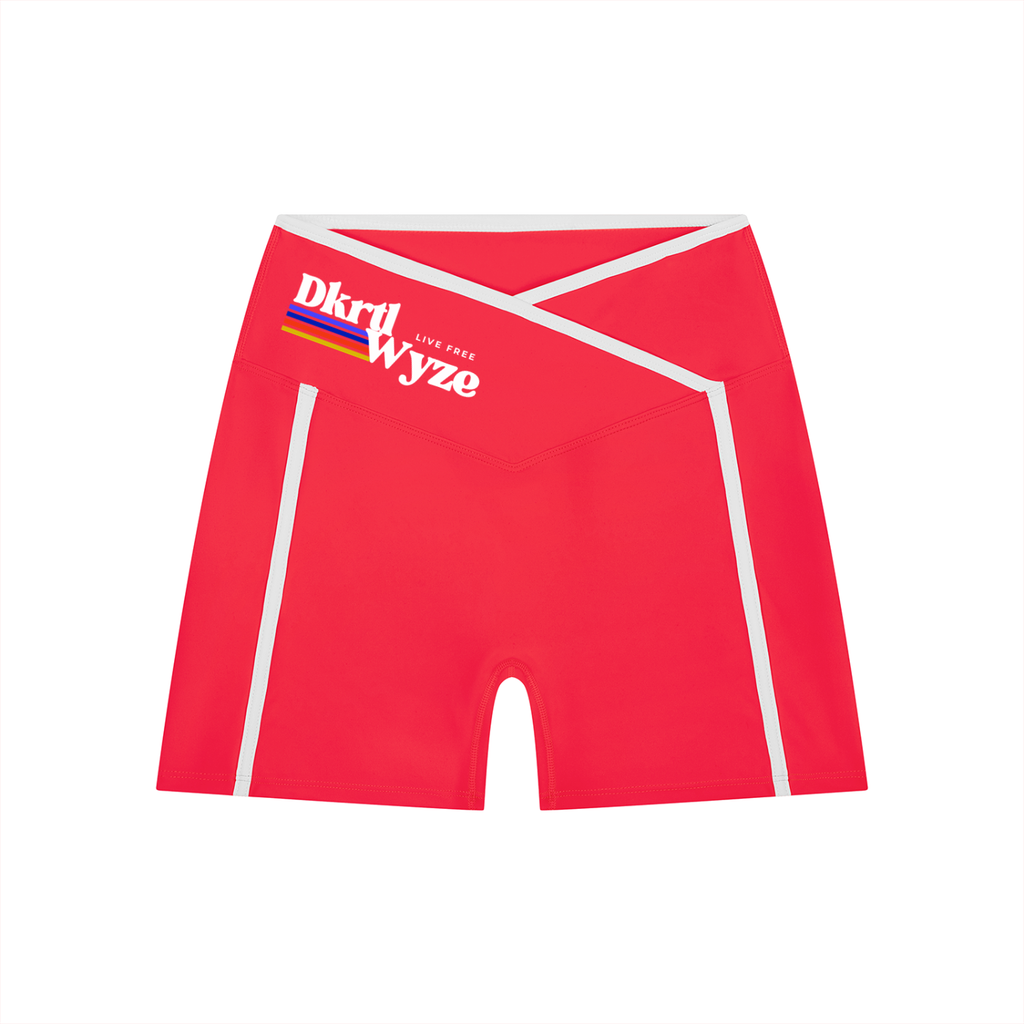 Women’s High Rise Color Block Yoga Shorts