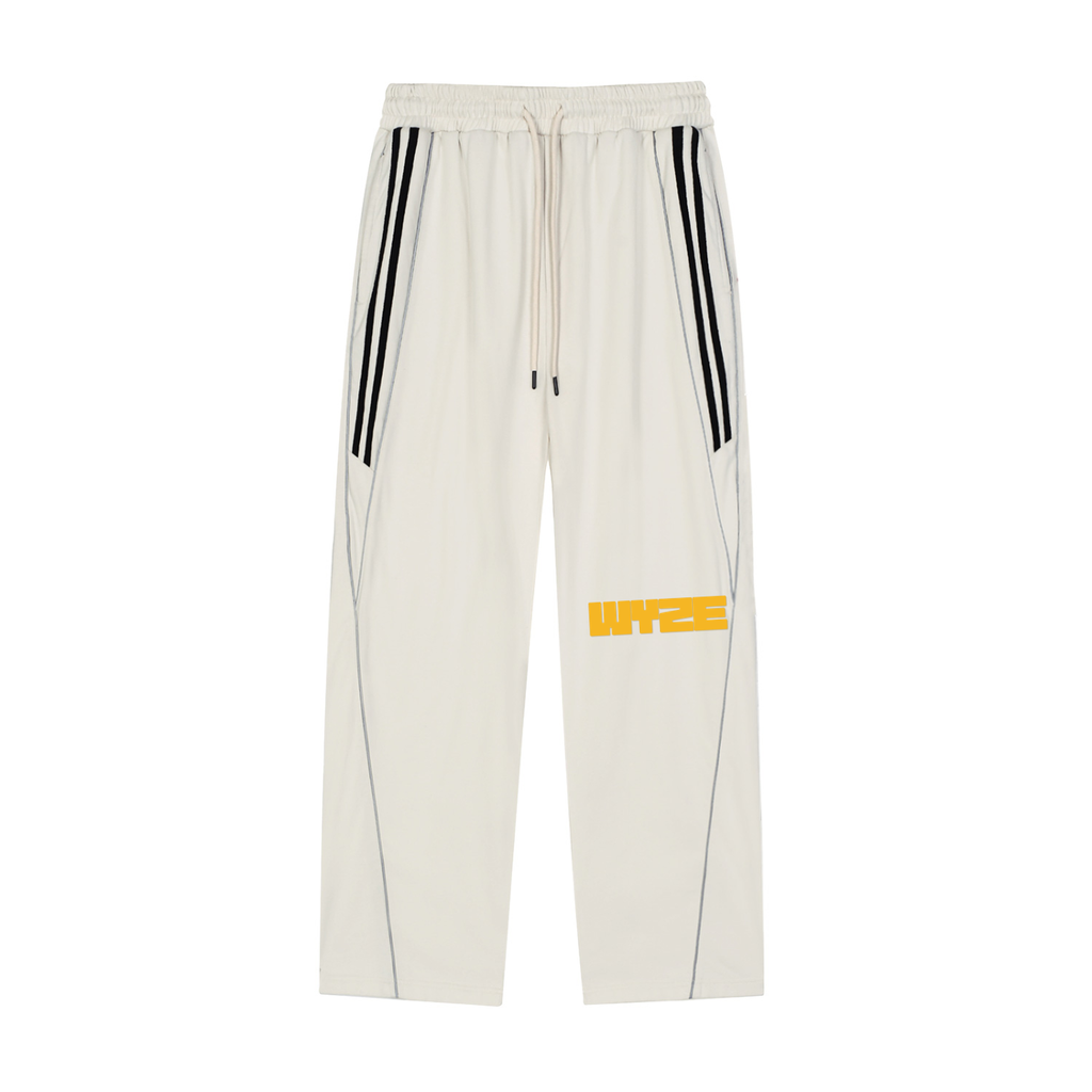 Reflection Striped Straight-Leg Sweatpants