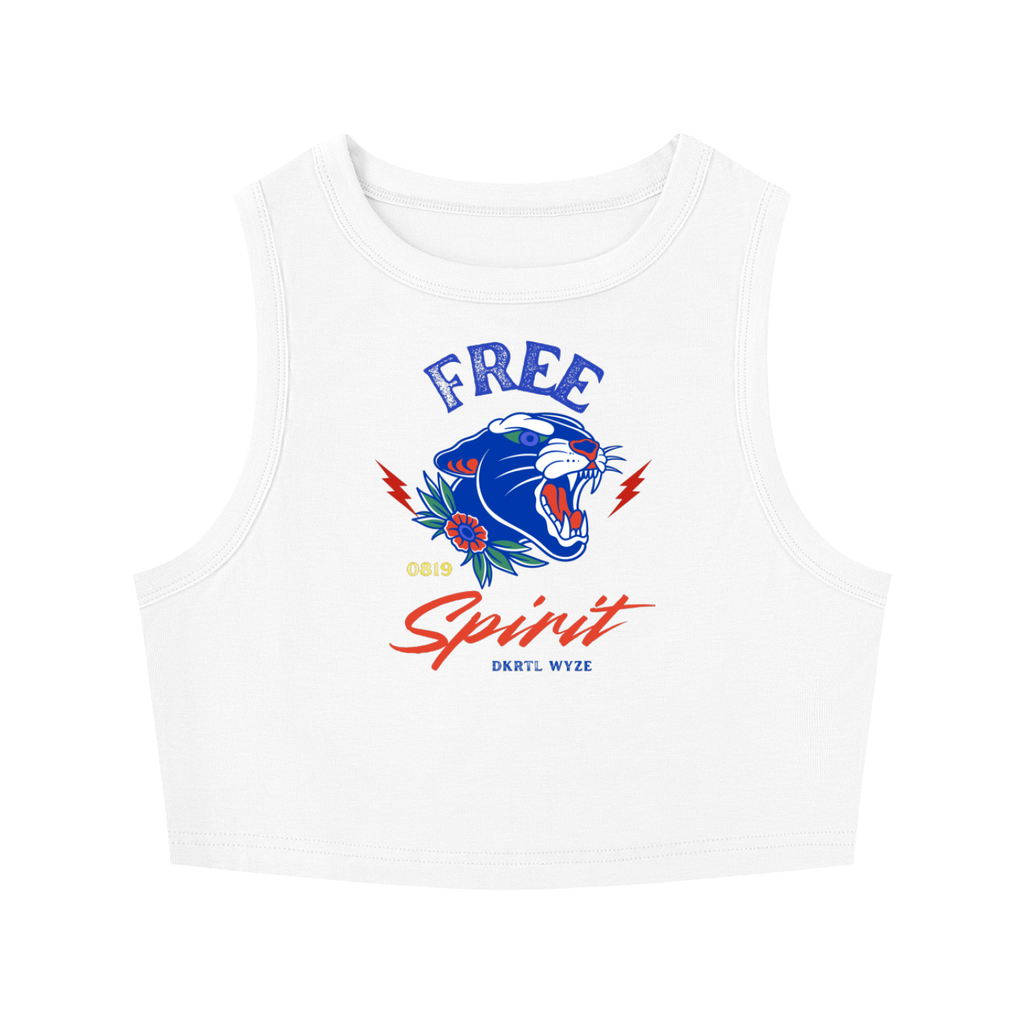 Women's Tight Crewneck Crop Tank Top