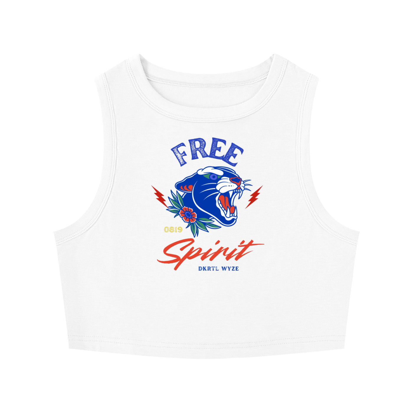 Women's Tight Crewneck Crop Tank Top