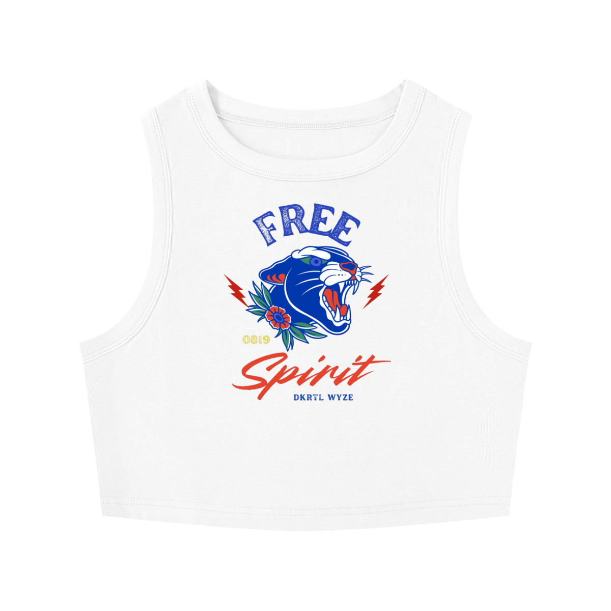 Women's Tight Crewneck Crop Tank Top