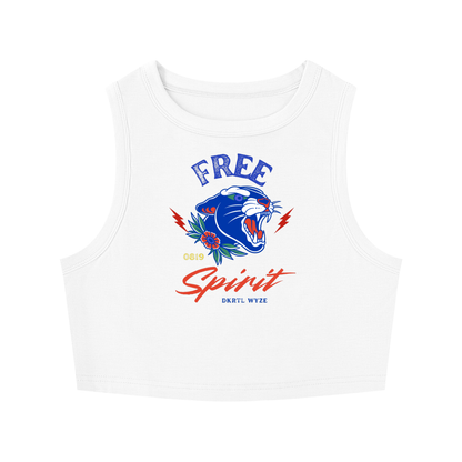 Women's Tight Crewneck Crop Tank Top