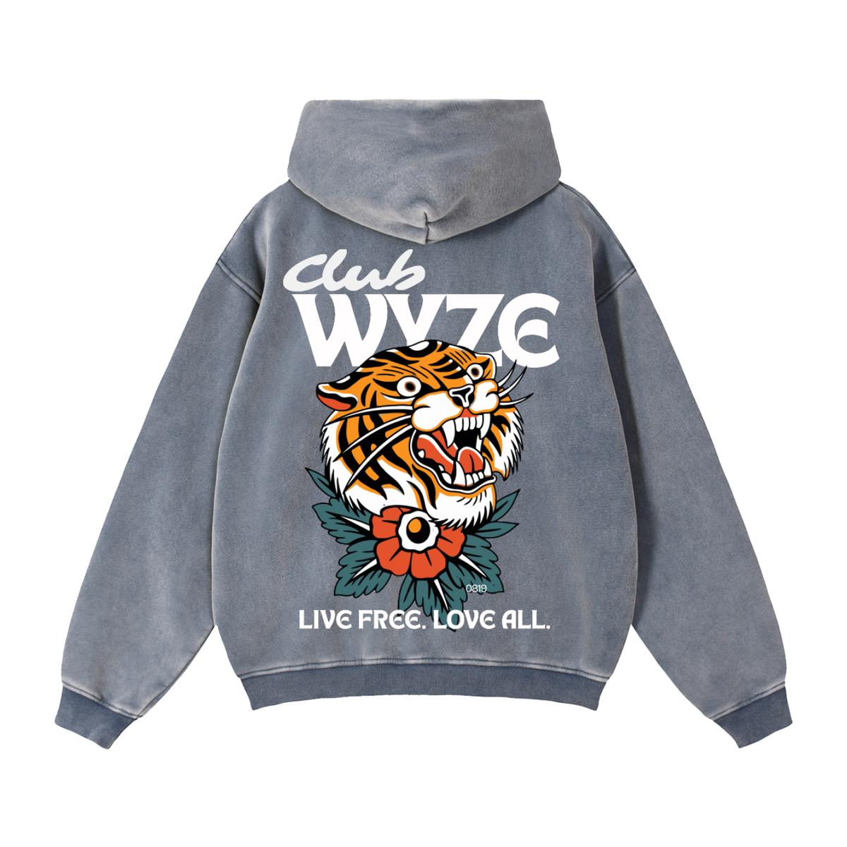 Zip-Through Boxy Fleece Hoodie