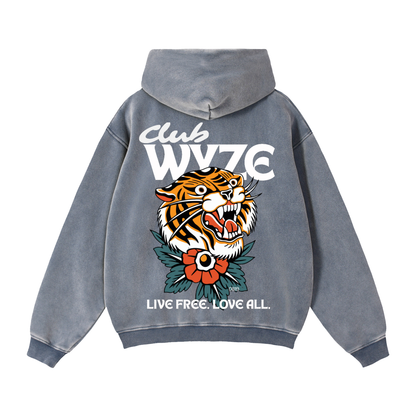 Zip-Through Boxy Fleece Hoodie