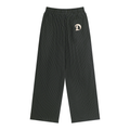 Unisex Striped Pleated Pants