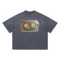 Vintage Washed Distressed Boxy Oversized T-Shirt