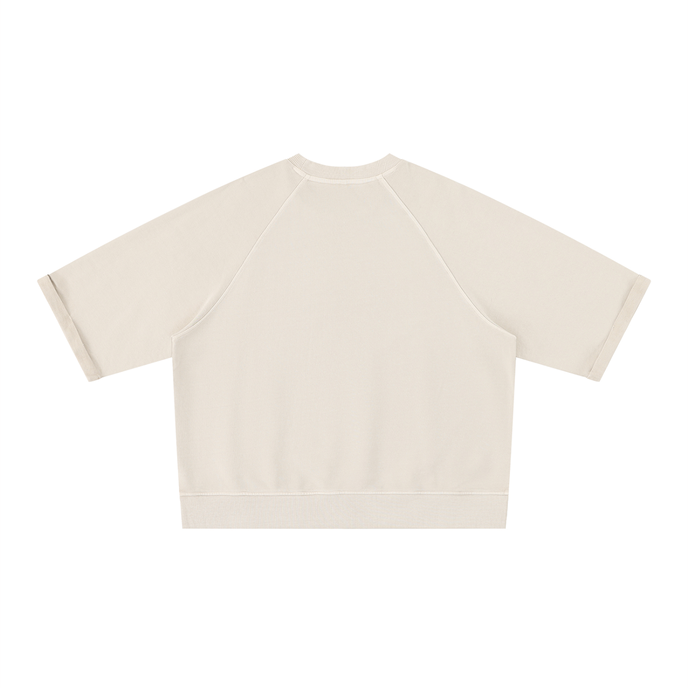 Unisex Vintage Wash Boxy Short Sleeve Sweatshirt
