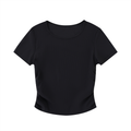 Ruched Bodycon Crop Top