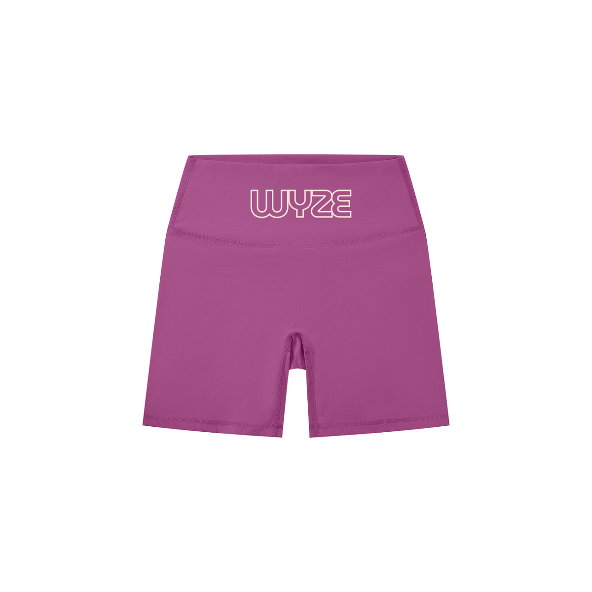 Women's High-Waisted Biker Shorts in Purple by DKRTL WYZE