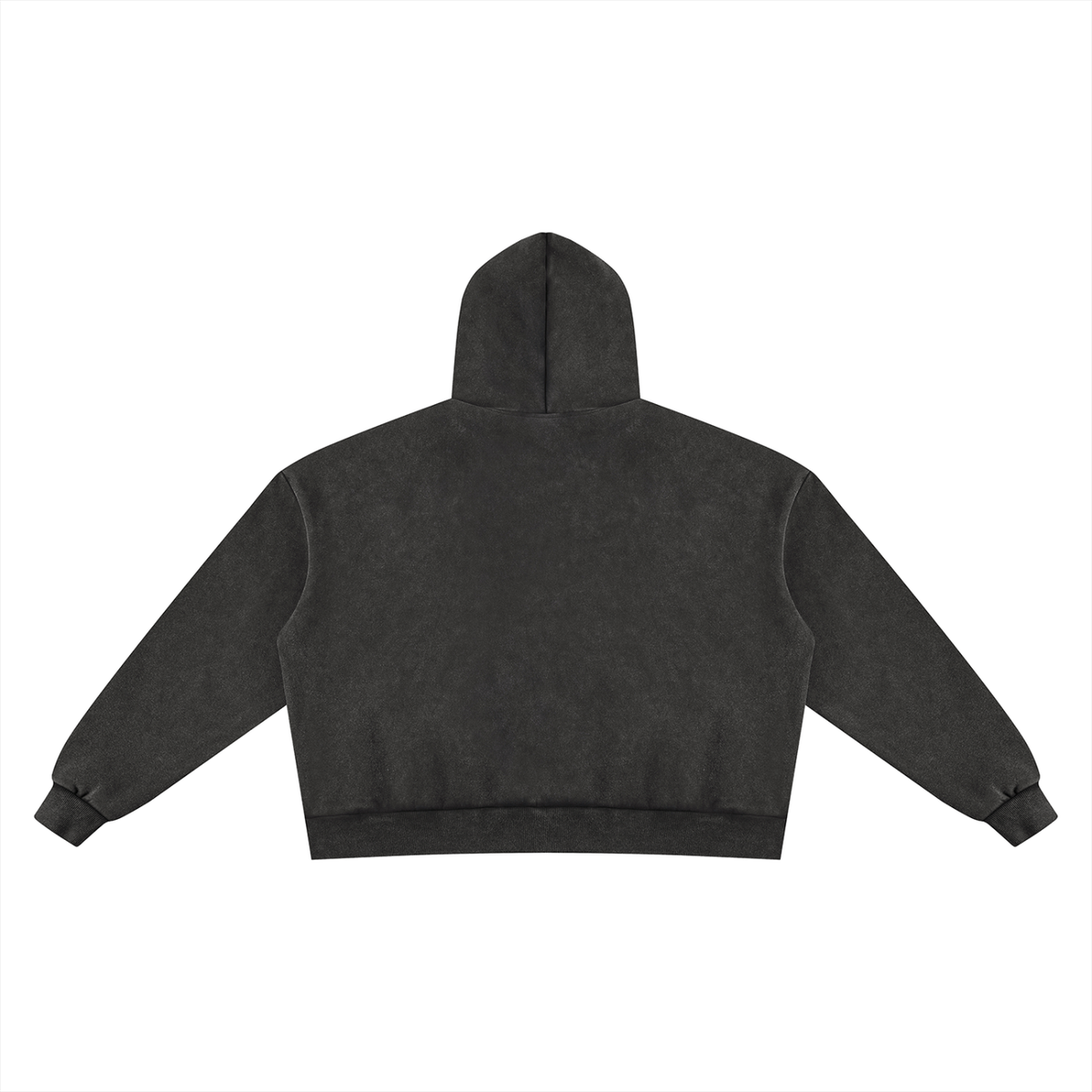 Unisex Vintage Wash Fleece Boxy Hoodie by DKRTL WYZE