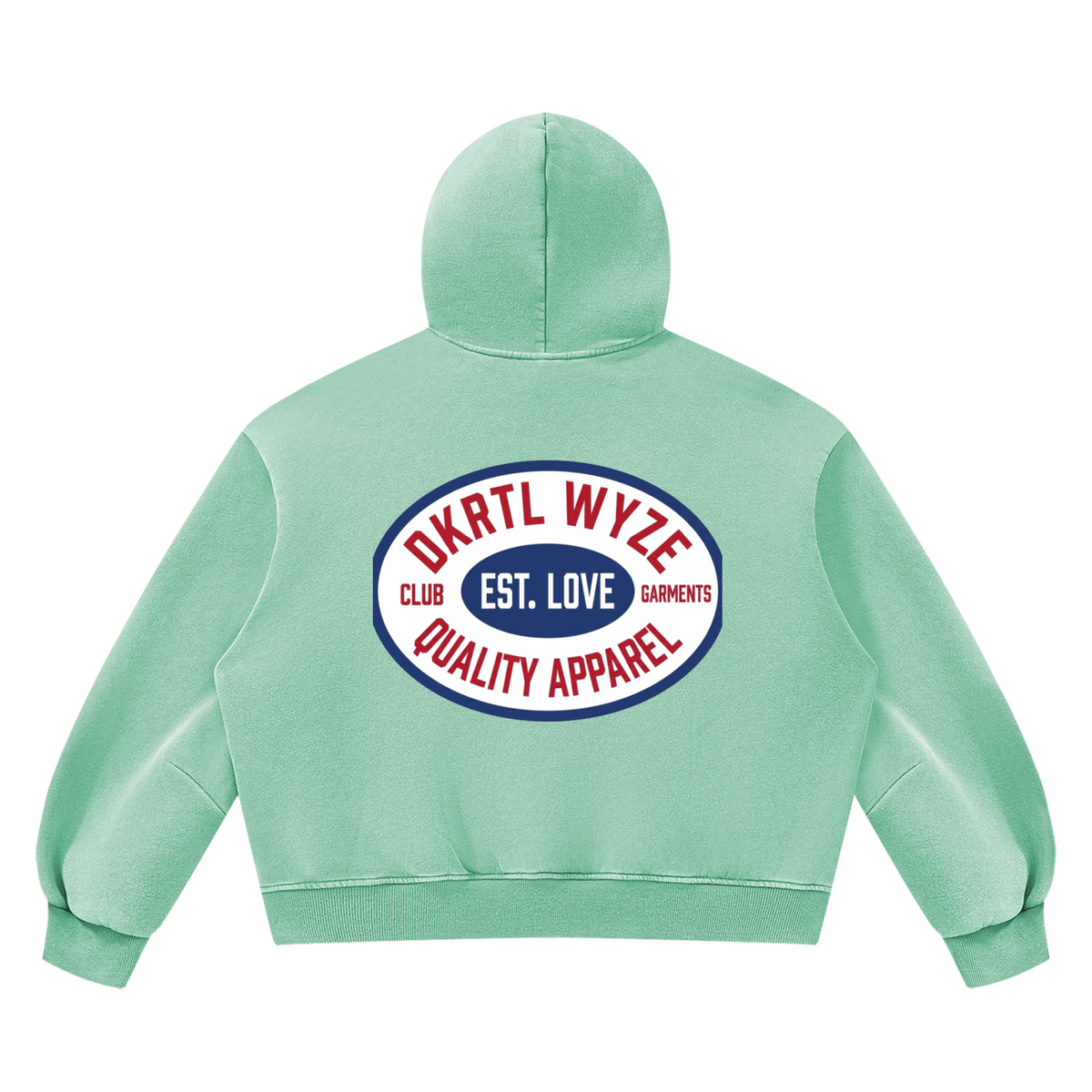 Unisex Vintage Wash Boxy Fleece Hoodie
