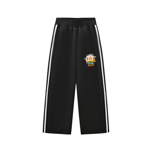 Kids’ Contrast Tape Sweatpants in Black by DKRTL WYZE