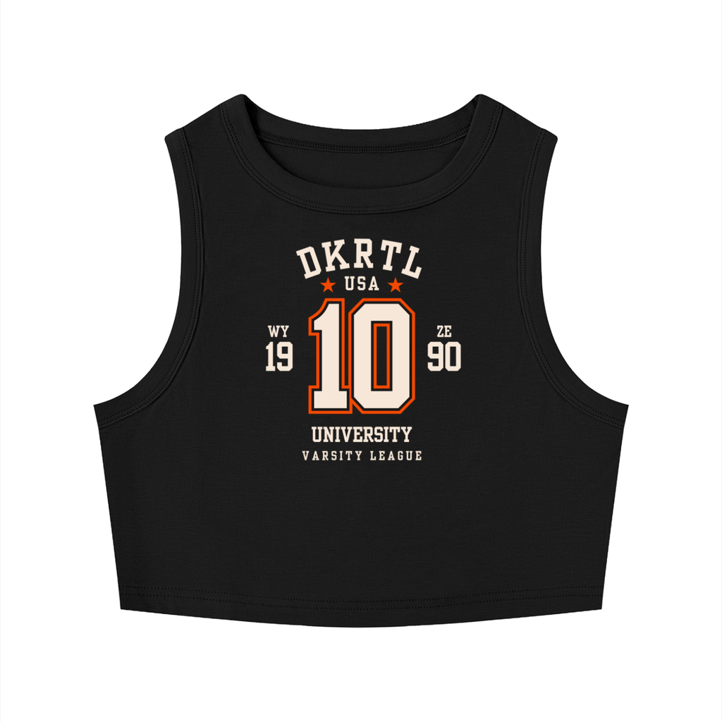 Women's Tight Crewneck Crop Tank Top
