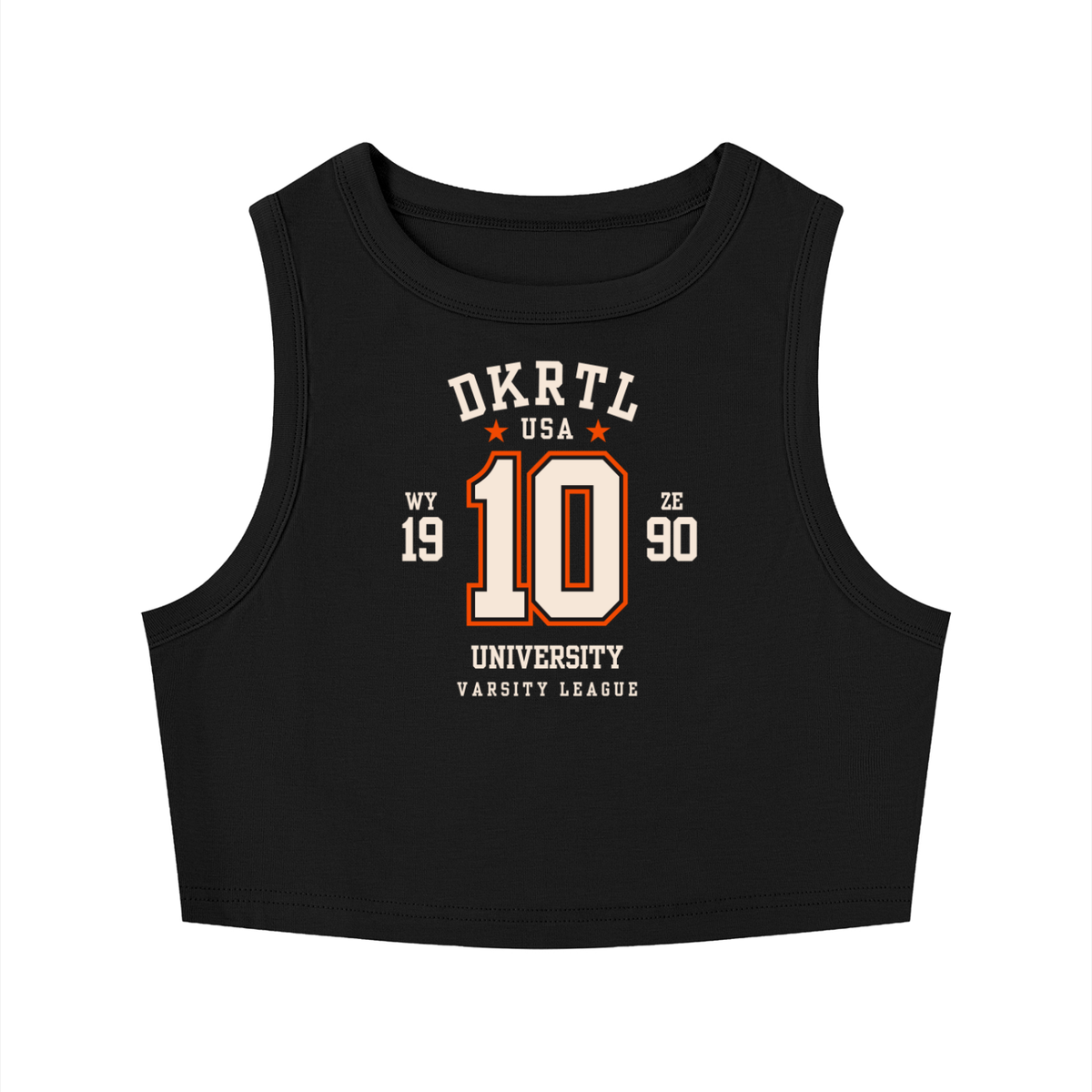 Women's Tight Crewneck Crop Tank Top