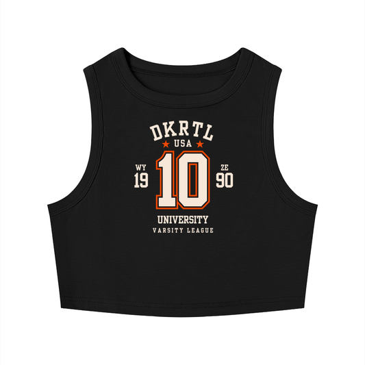 Women's Tight Crewneck Crop Tank Top