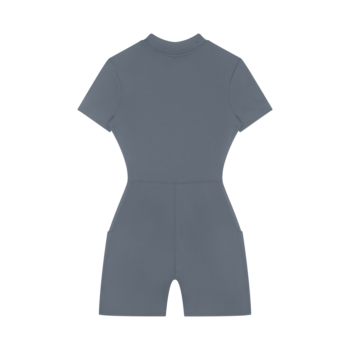 Women's Quarter-Zip Short Sleeve Romper