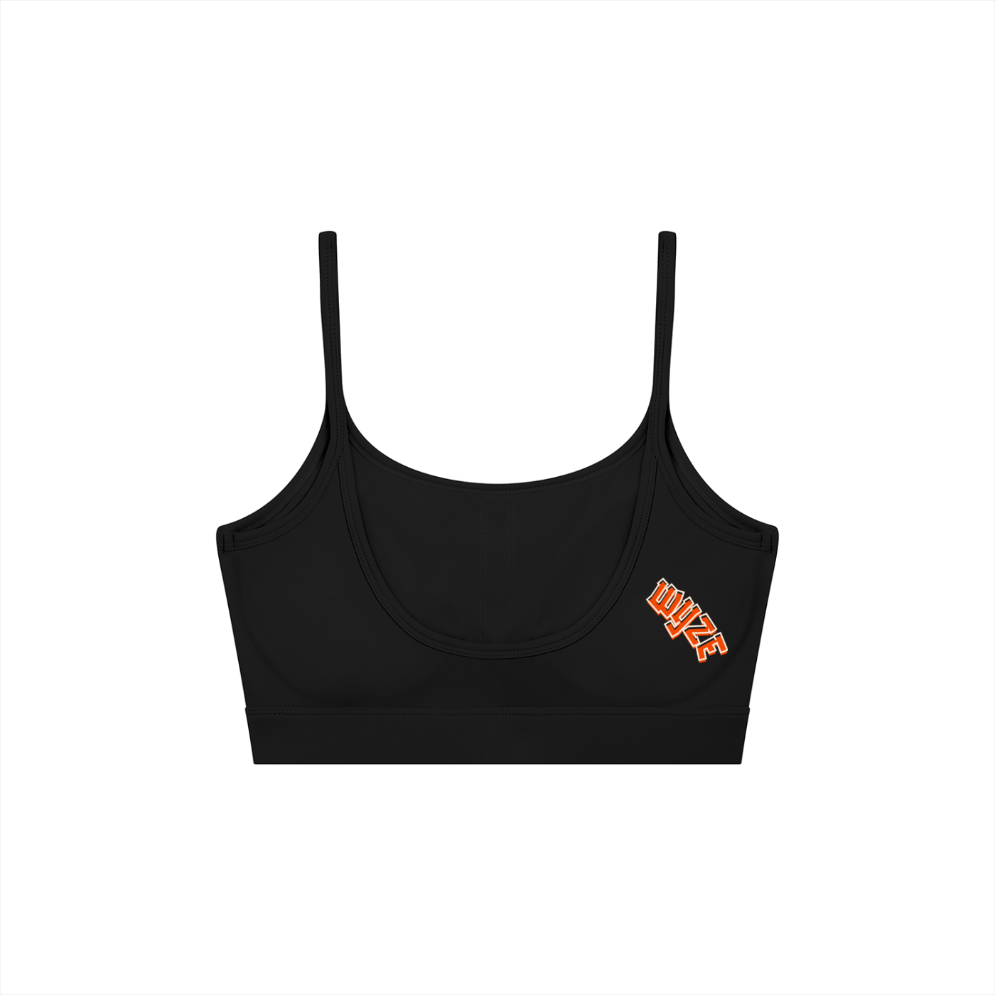 Women's Solid U-Neck Sports Bra
