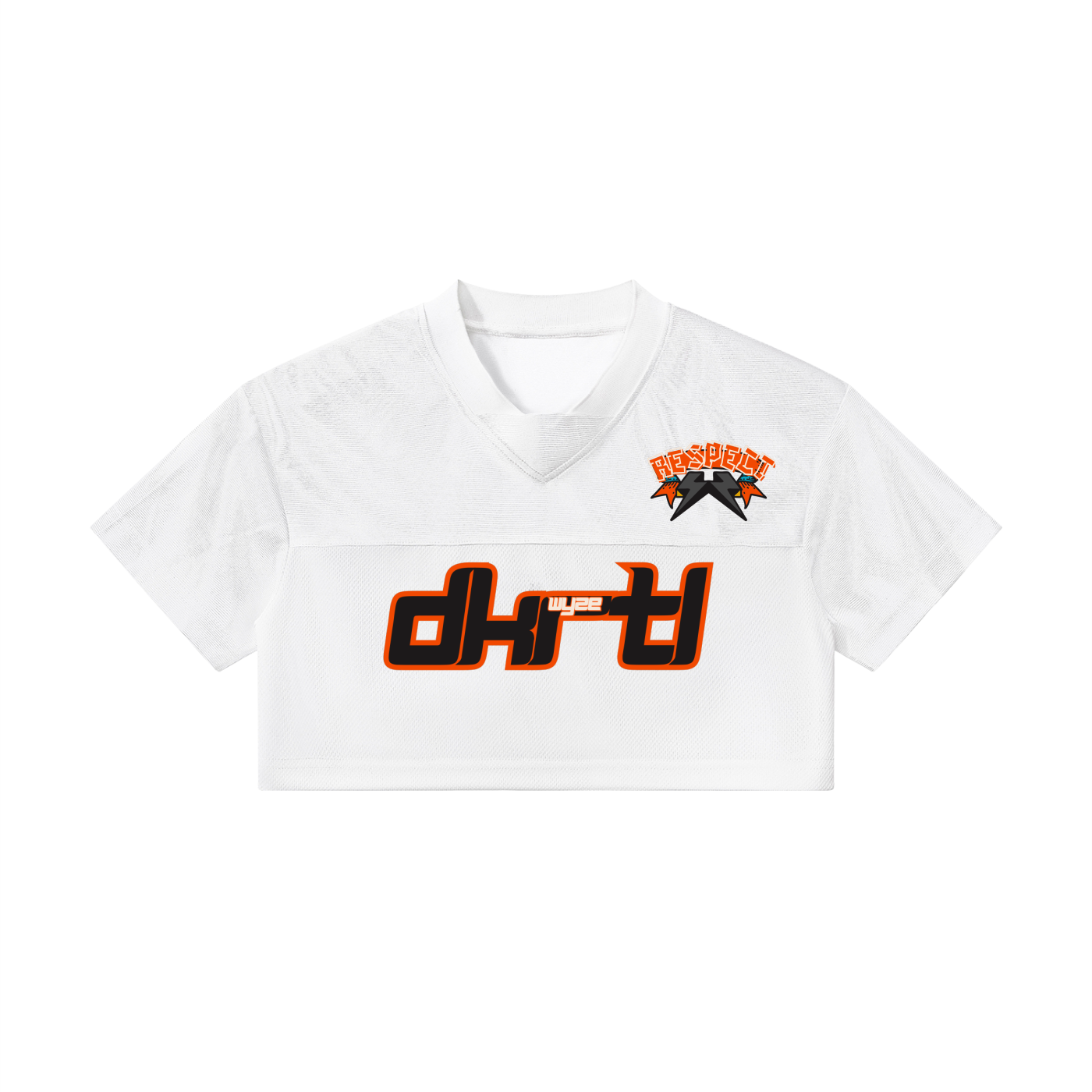 Women’s Cropped Paneled V-Neck Jersey