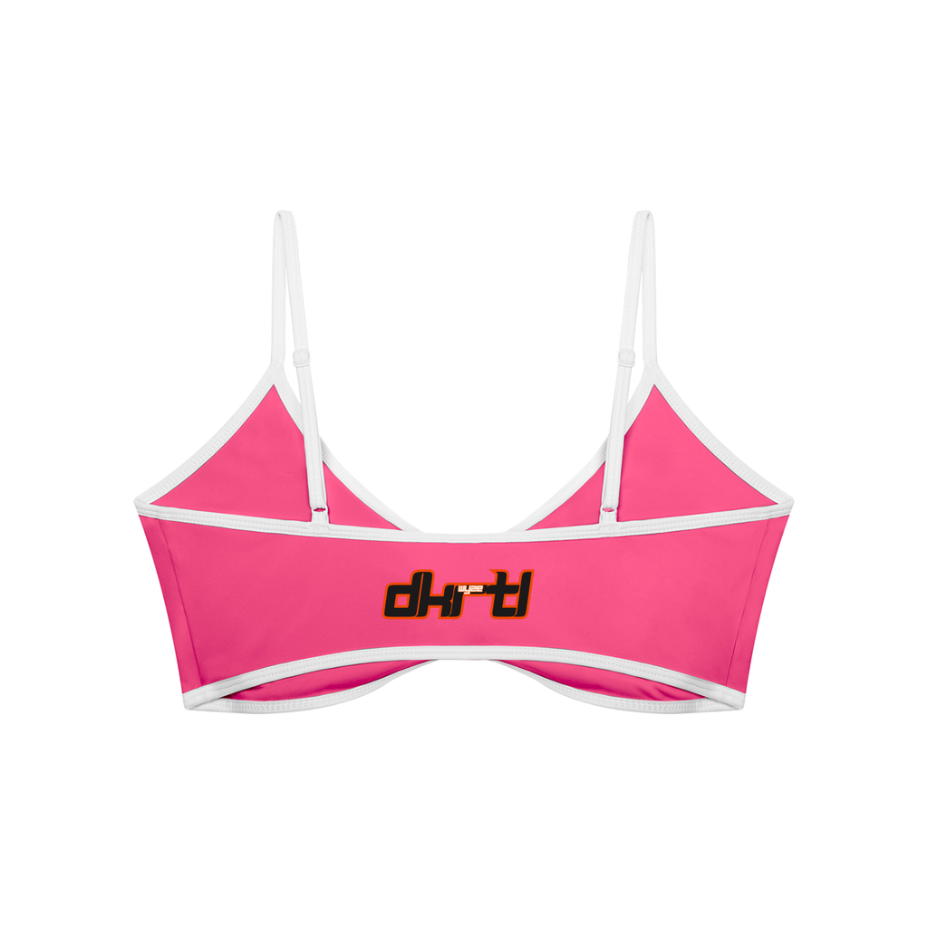 Women's Color Block Ruched V-Neck Sports Bra