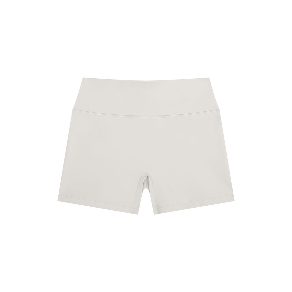 Women’s High Rise Yoga Shorts in Light Gray by DKRTL WYZE