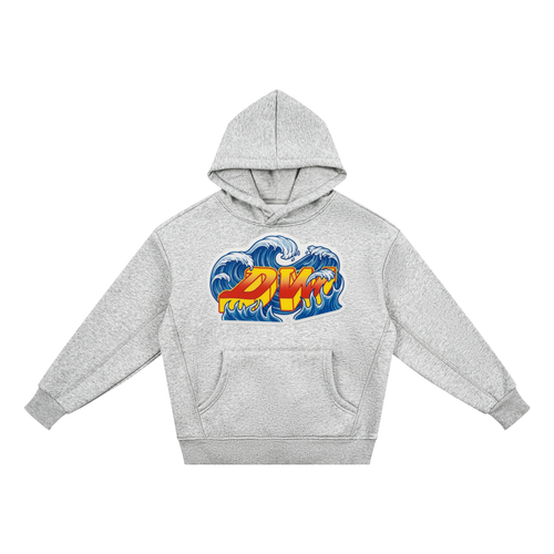 Essential Kids' Fleece Hoodie in Flower Gray by DKRTL WYZE