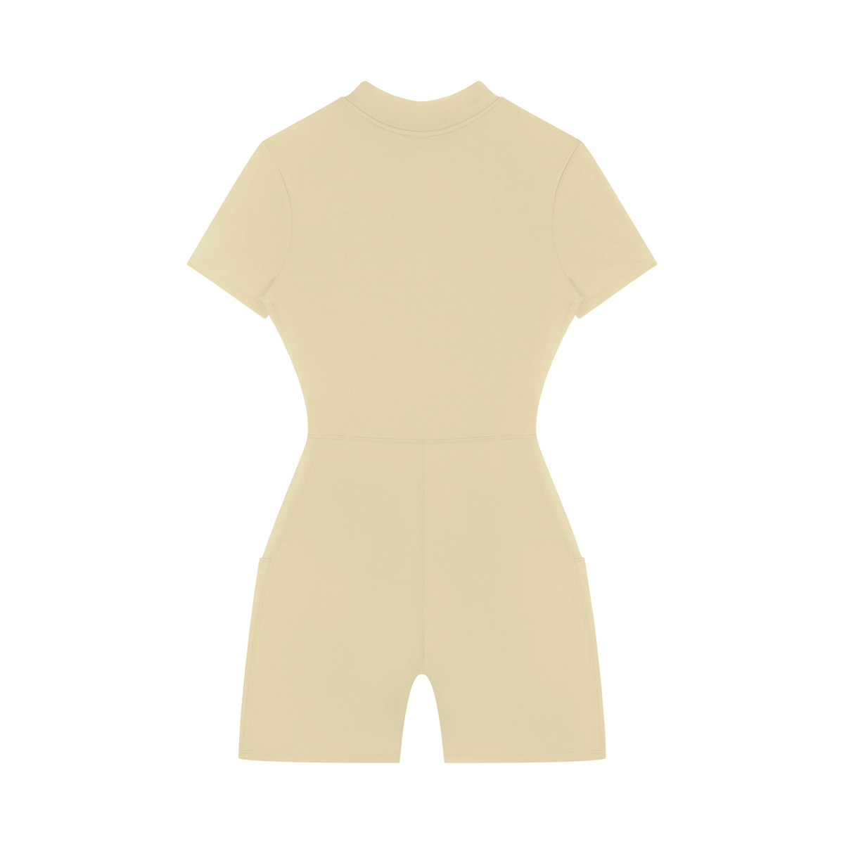 Women's Quarter-Zip Short Sleeve Romper