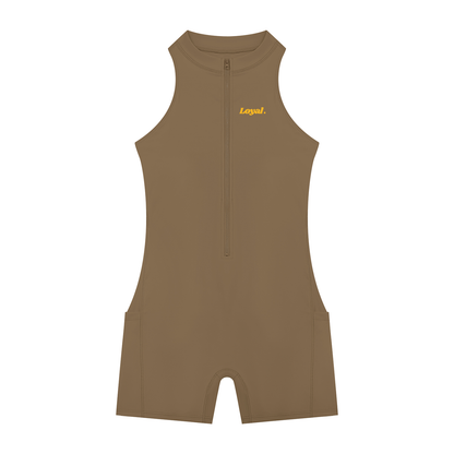 Women’s Quarter-Zip Yoga Romper
