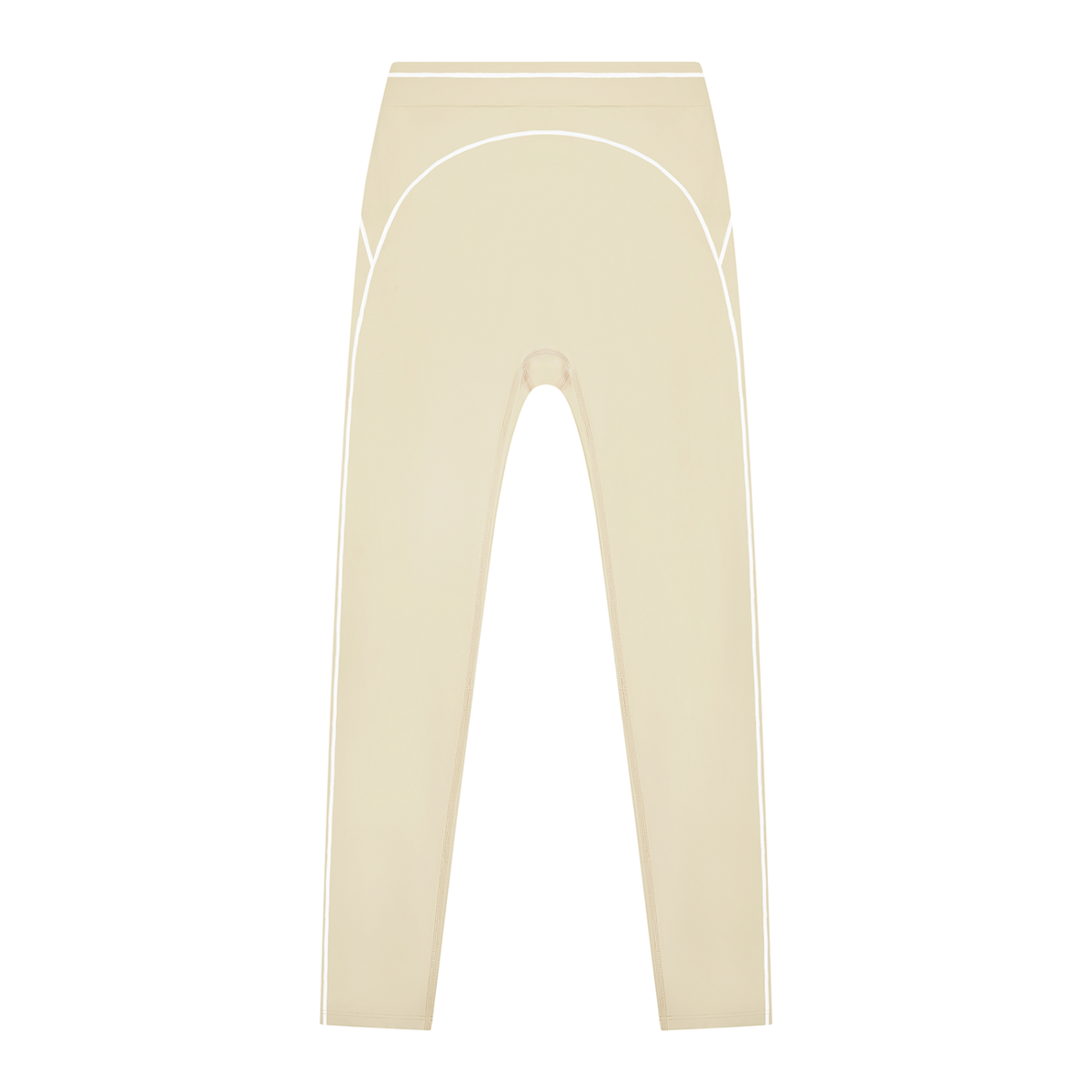 Women's High Rise Topstitching Leggings in Light Apricot by DKRTL WYZE