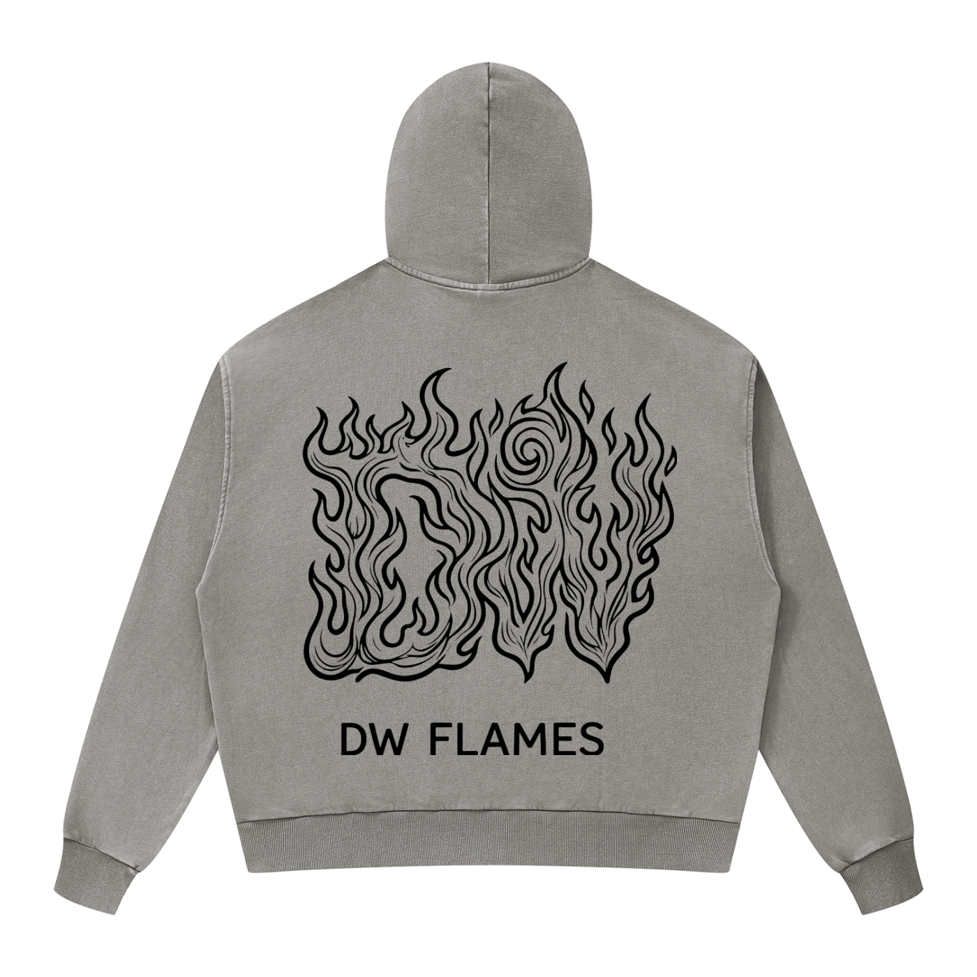 Unisex Mineral Wash Boxy Full Zip Hoodie