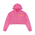 Women’s Mineral Washed Crop Hoodie
