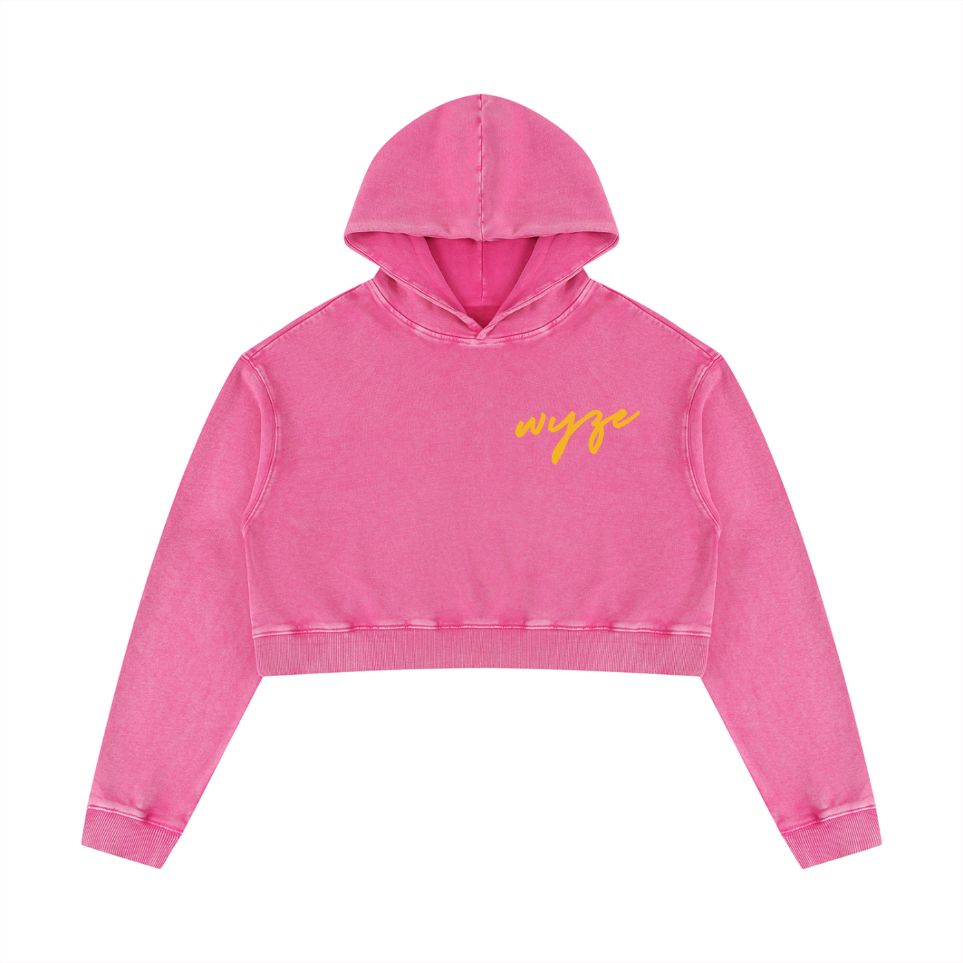 Women’s Mineral Washed Crop Hoodie