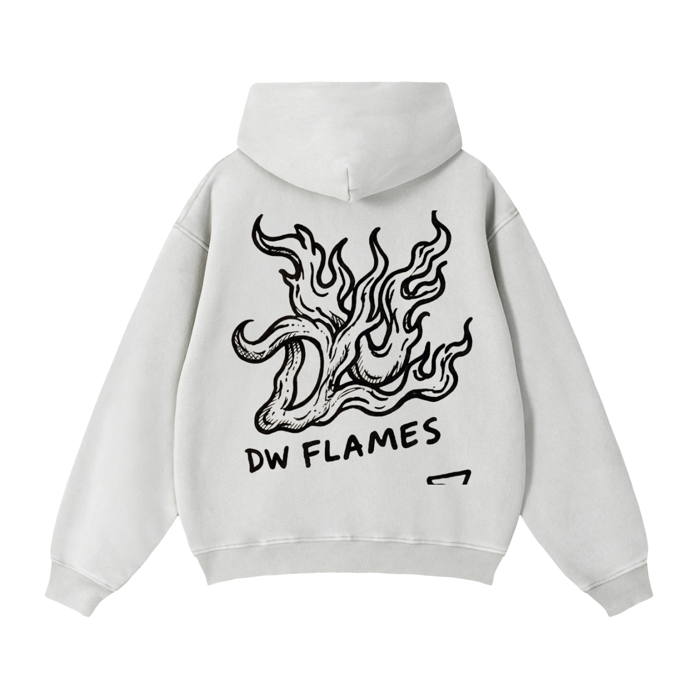Zip-Through Boxy Fleece Hoodie