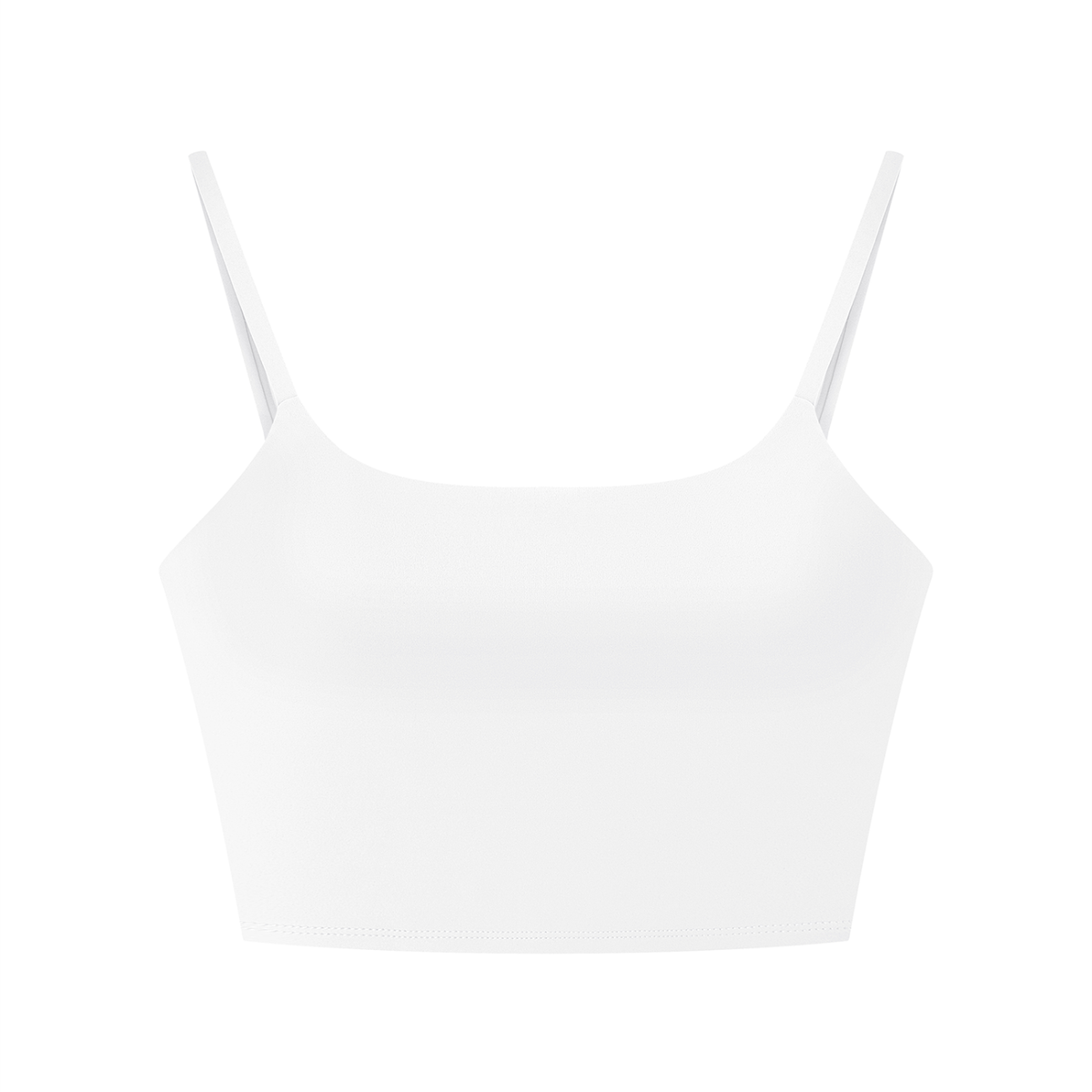Women's Solid Color Sports Bra in White by DKRTL WYZE
