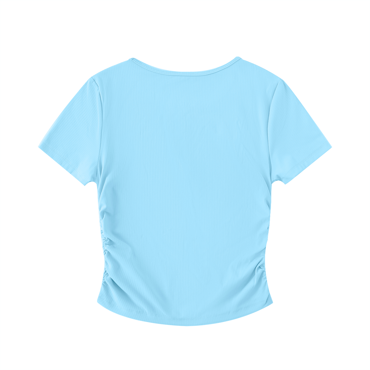 Ruched Bodycon Crop Top