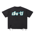 Snow Washed Raw-Hem T-Shirt