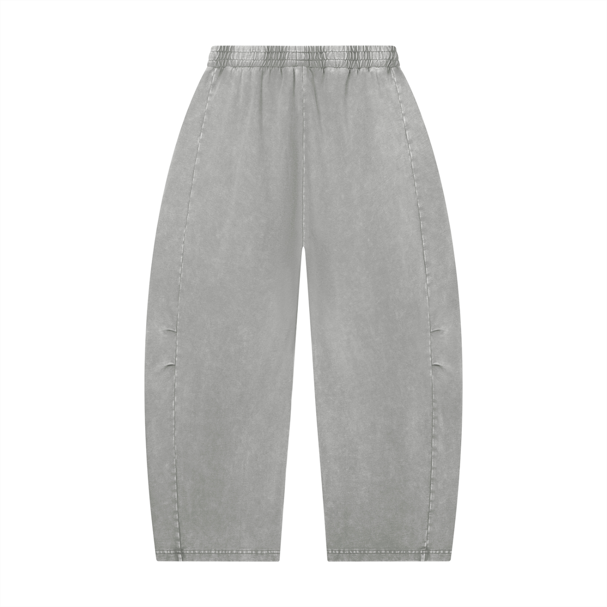 Unisex Mineral Wash Barrel Leg Pants