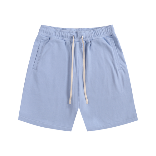 Essential Cotton Shorts in Sky Blue by DKRTL WYZE