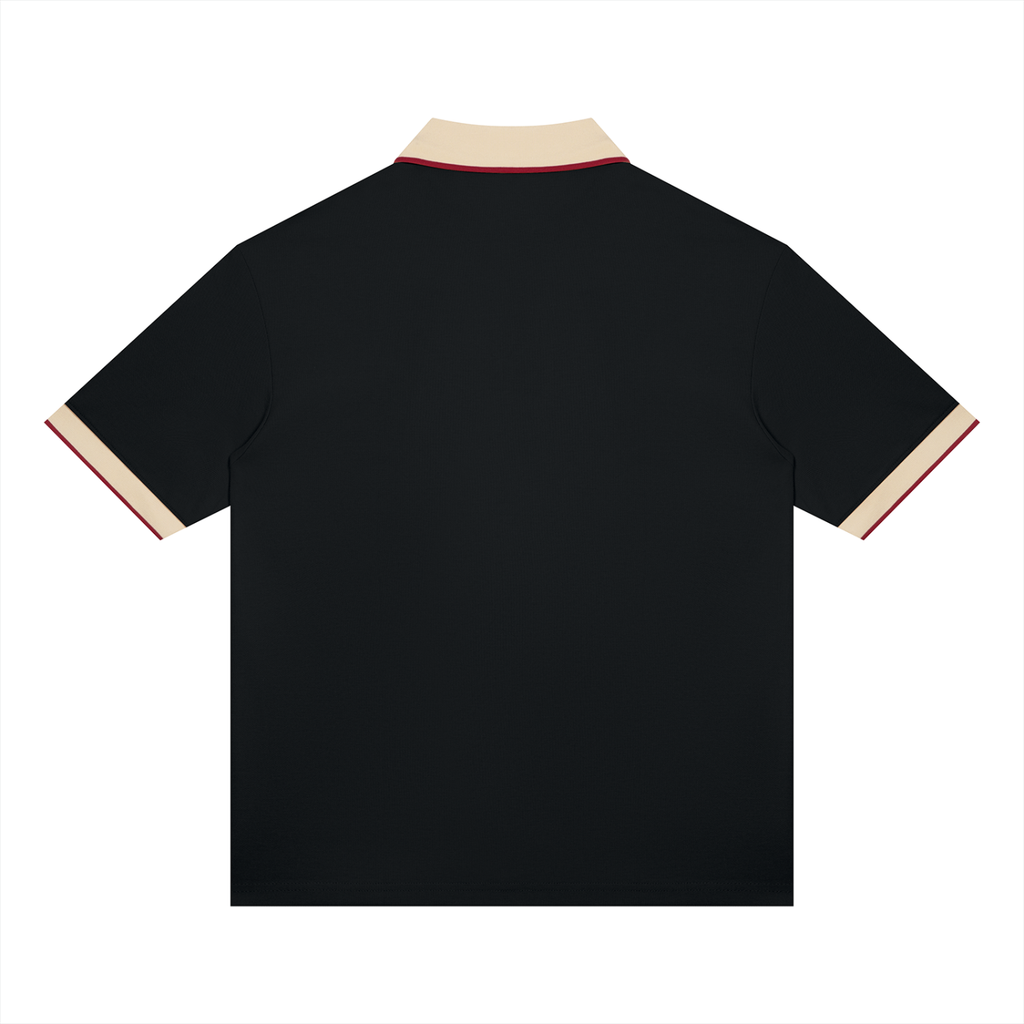 Unisex Color Block Polo Shirt by DKRTL WYZE