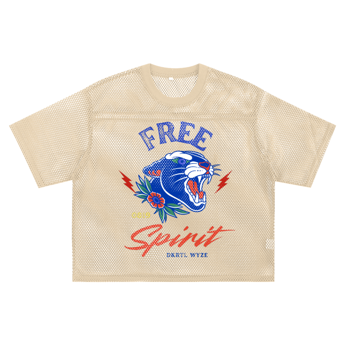 See-through Boxy Net T-Shirt