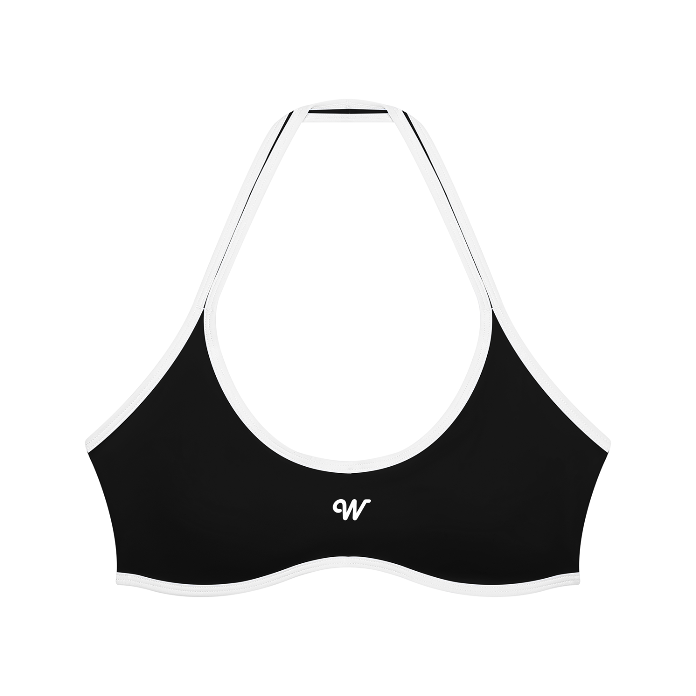 Women's Halter Color Block Yoga Sports Bra