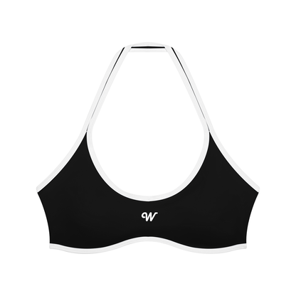 Women's Halter Color Block Yoga Sports Bra