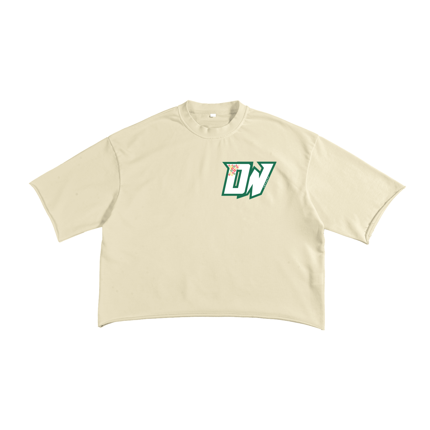 French Terry Raw Edge T-Shirt