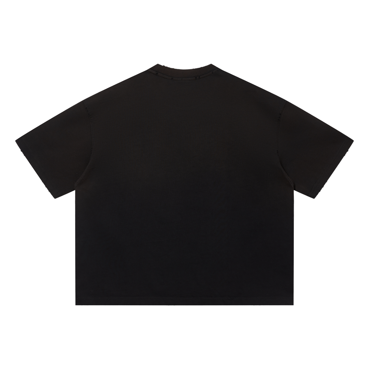 Unisex Sun Fade Distressed Boxy T-Shirt by DKRTL WYZE