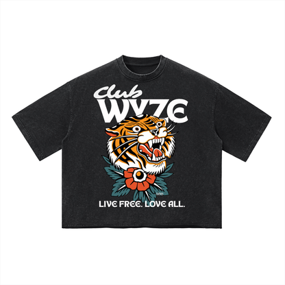 Unisex Vintage Wash Boxy T-Shirt