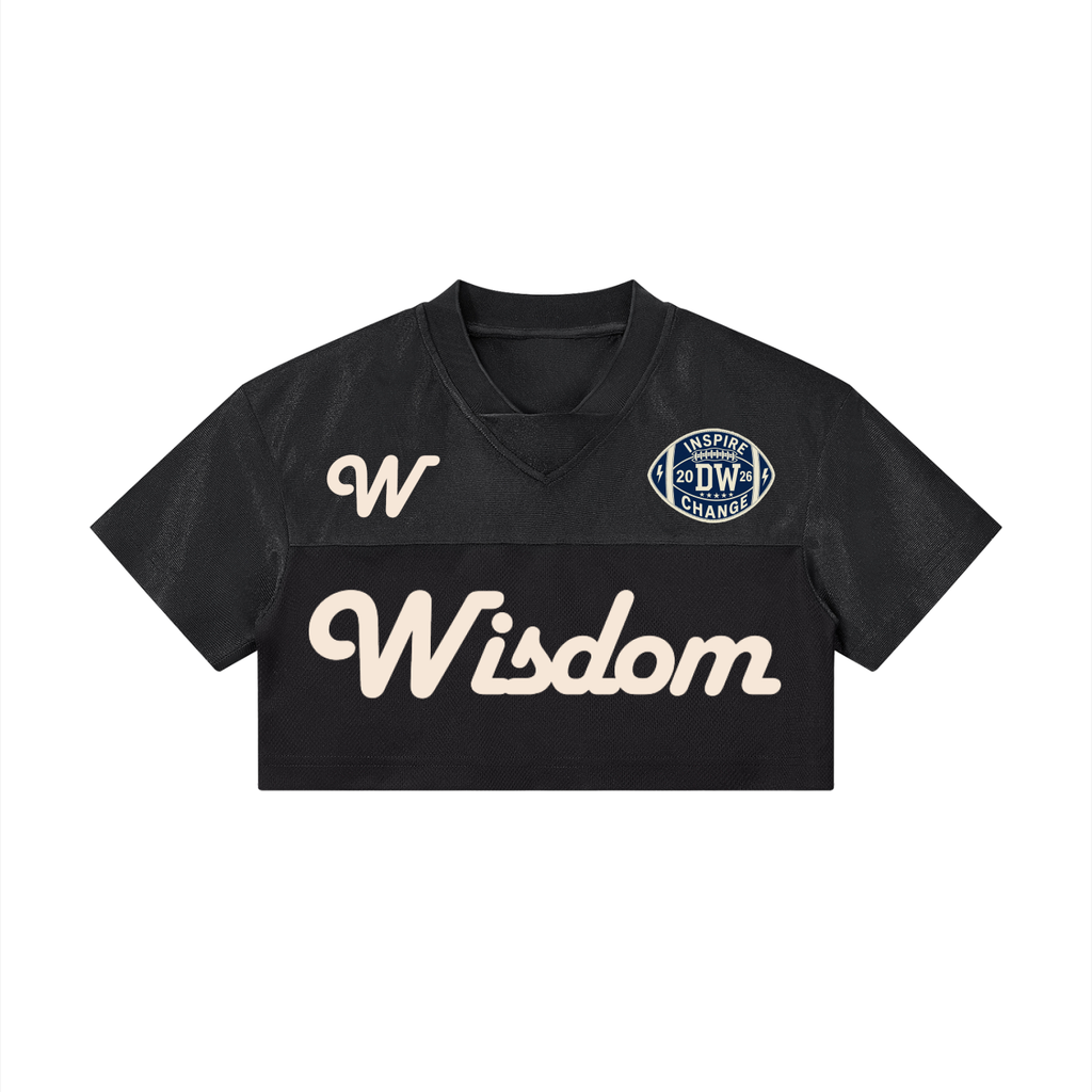 Women’s Cropped Paneled V-Neck Jersey