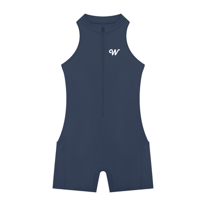 Women’s Quarter-Zip Yoga Romper