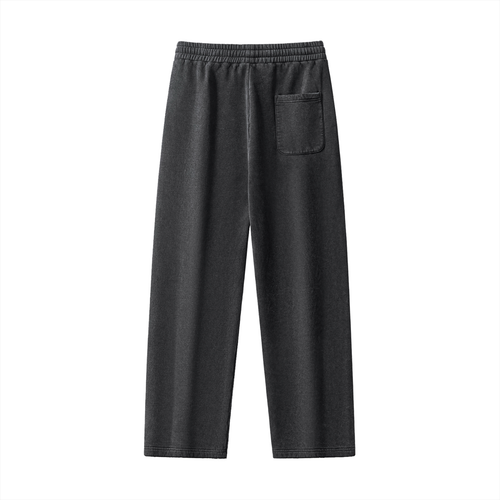 Frayed Enzyme Washed Fleece Sweatpants by DKRTL WYZE