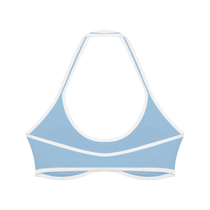 Women's Halter Color Block Yoga Sports Bra