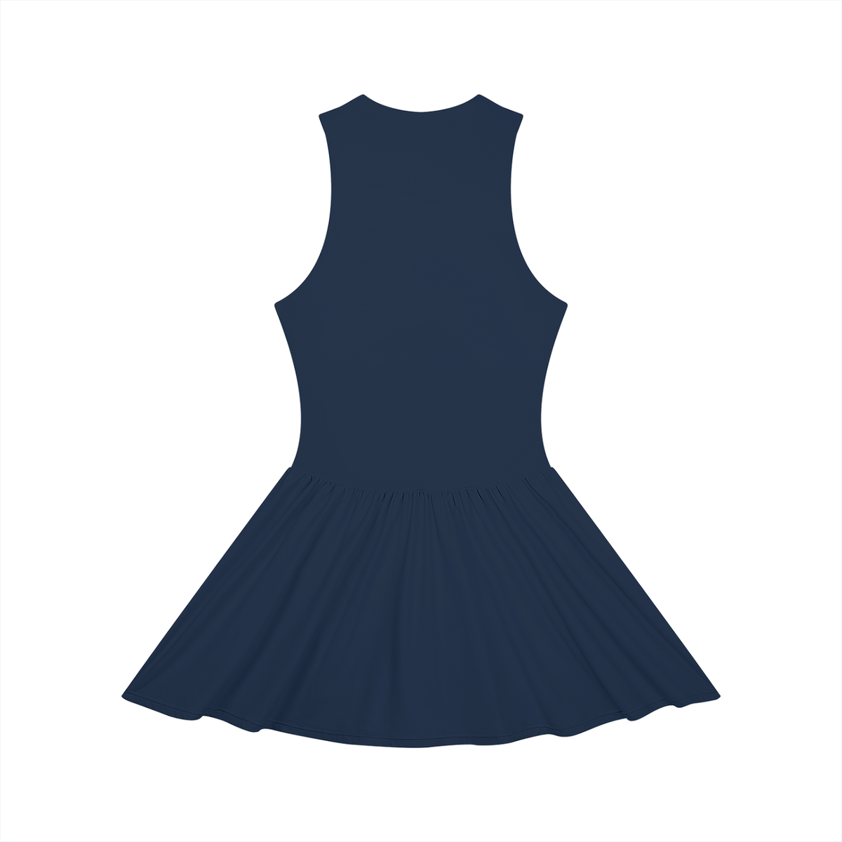 Women’s Ruched Sleeveless Full-Zip Dress